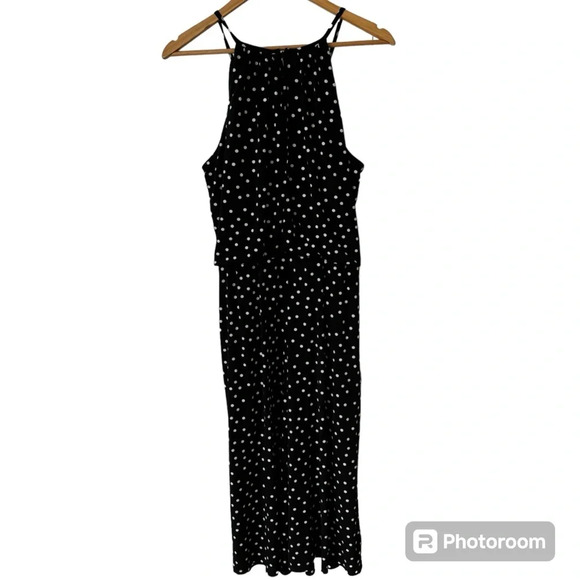 London Times Polka Dot Jumpsuit romper excellent condition size 12 comfortable - Picture 3 of 13